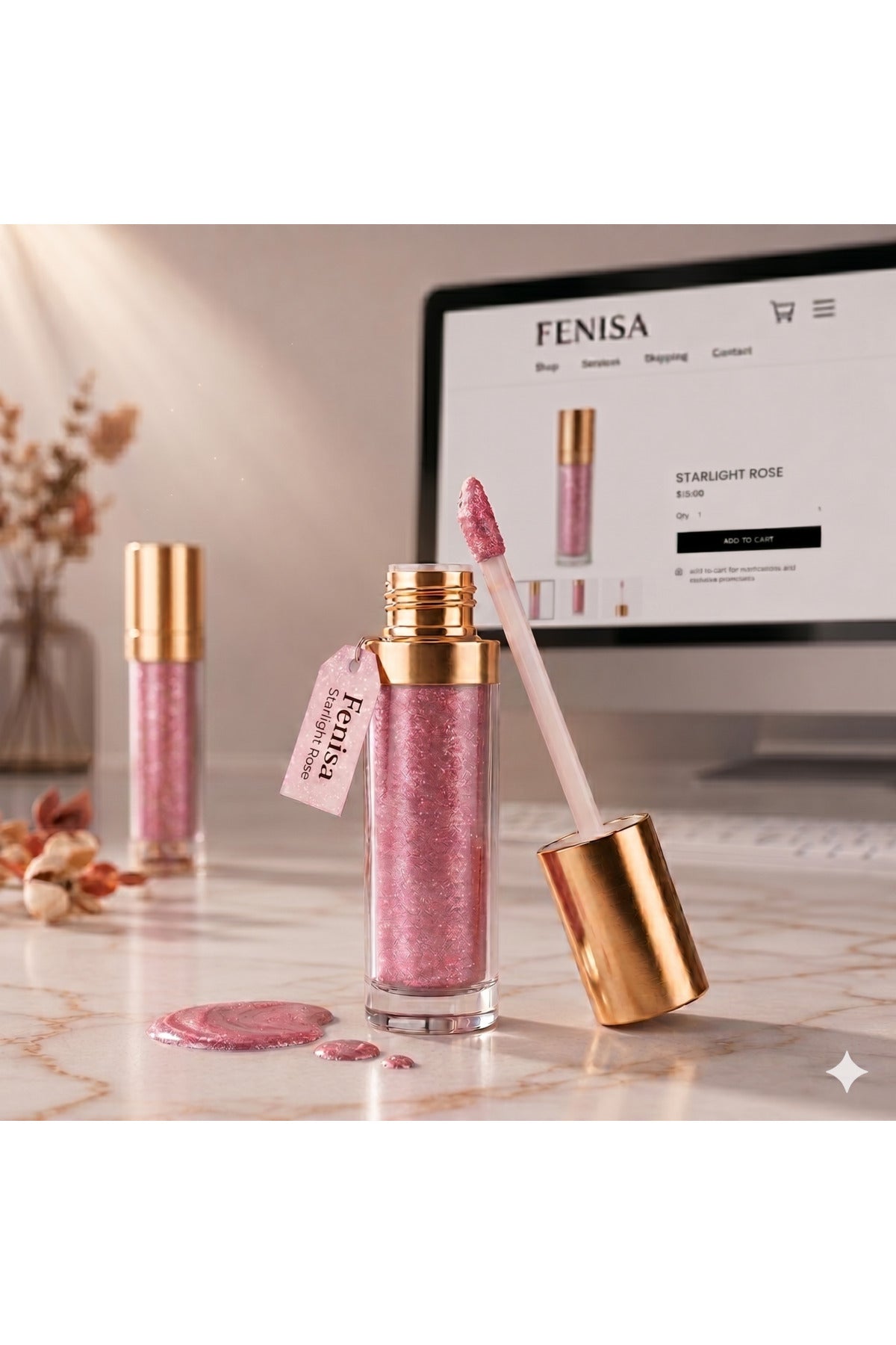 Unlimited Beauty Likit Ruj Starlight Rose ürün görseli 2