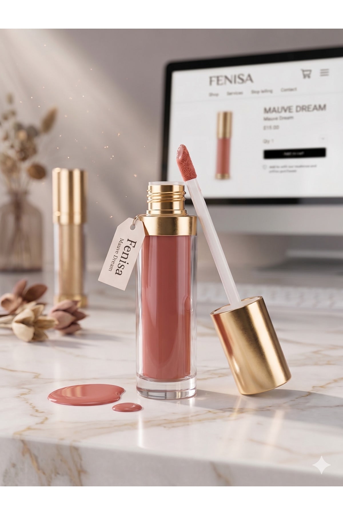 Unlimited Beauty Likit Ruj Mauve / Warm rose Gül Kurusu ürün görseli 2
