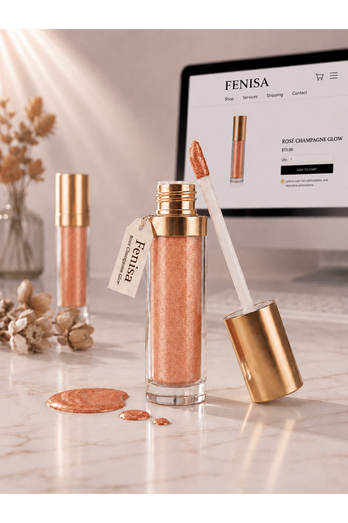 Unlimited Beauty Likit Ruj Rosé Champagne Glow ürün görseli 2