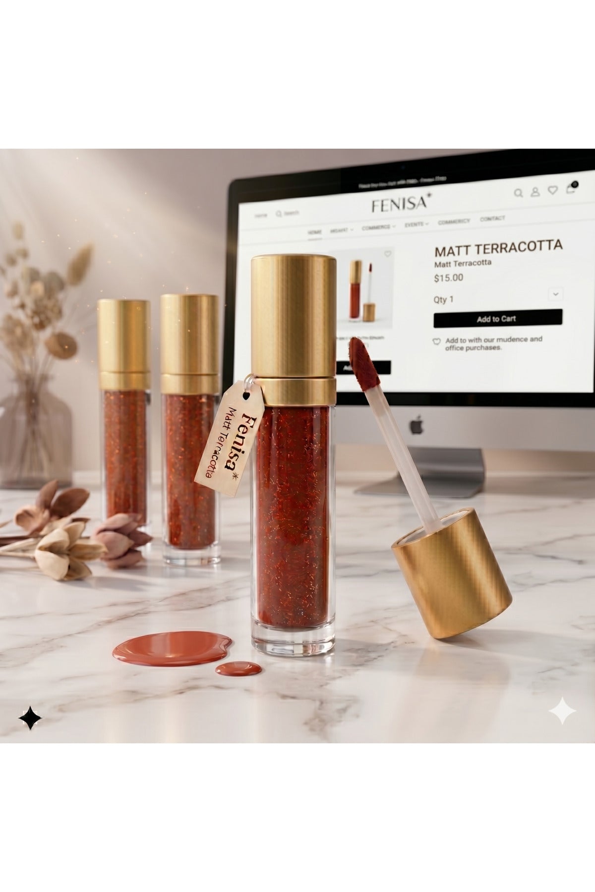 Unlimited Beauty Likit Ruj Matt Terracotta ürün görseli 2
