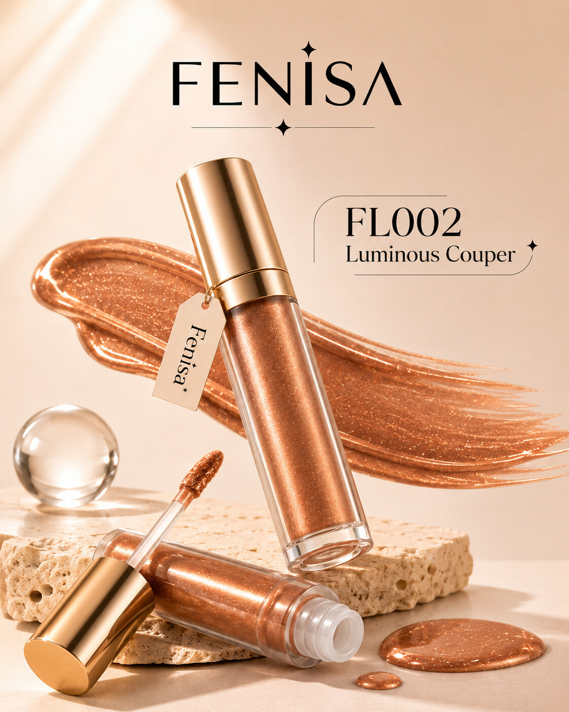Fenisa Unlimited Beauty Likit Ruj – Luminous Copper